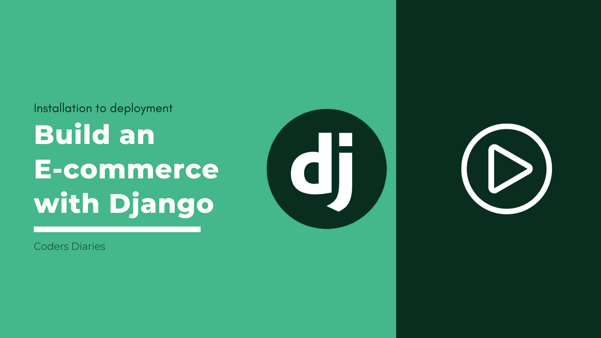 Build an Ecommerce with Django - Coders Diaries