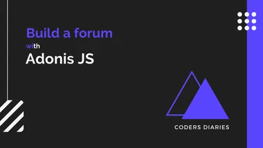 Build a forum with Adonis JS